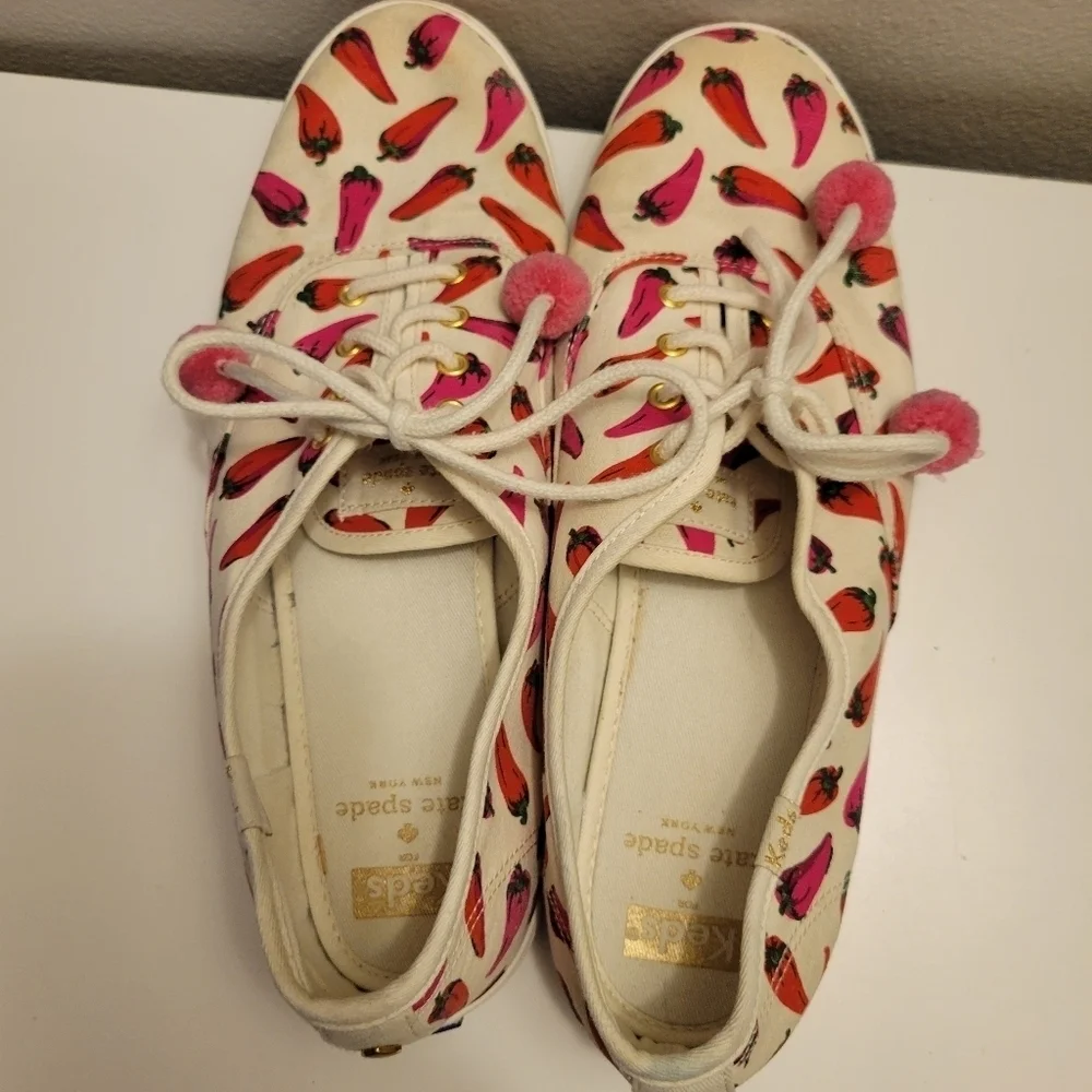 Keds x Kate Spade Spicy 🌶️ Chili Pom Pom Shoes
